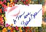 Maude Adams signed lip print