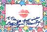 Betty Lynn signed lip print