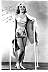Audrey Totter black & white swimsuit photo