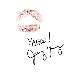Jerry Yang signed lip print