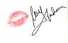 Madonna signed lip print